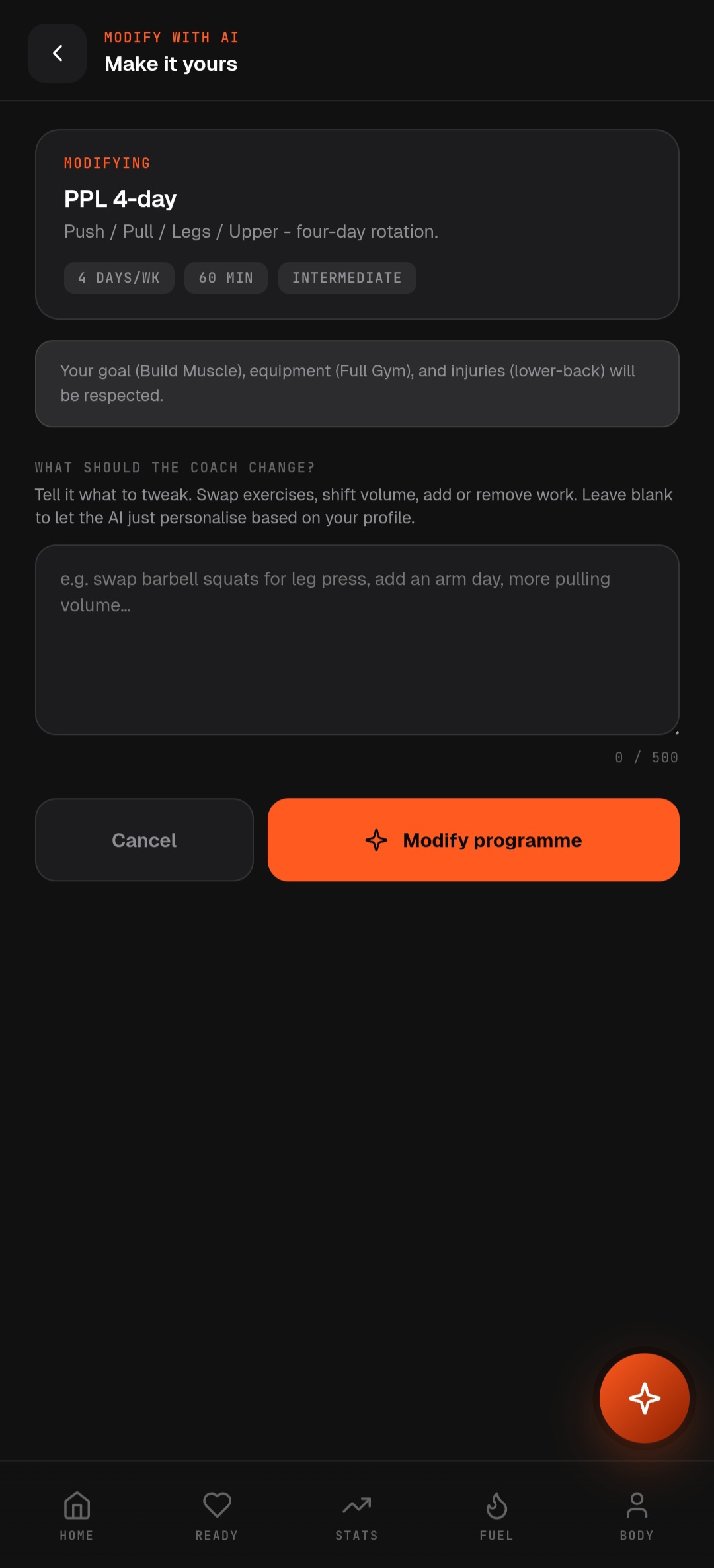 Modify with AI